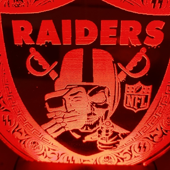 Raiders led desk lamp - Picture 3 of 9